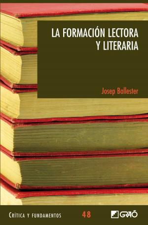 Cover of the book La formación lectora y literaria by Ramon Breu Pañella