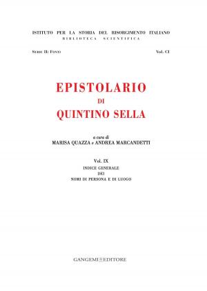 Book cover of Epistolario di Quintino Sella