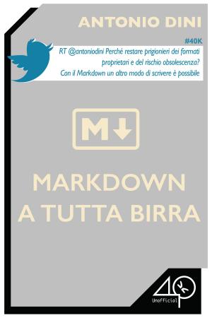 Cover of the book Markdown a tutta birra by Federica Fabbiani