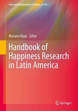 Cover of the book Handbook of Happiness Research in Latin America by C. van der Linde