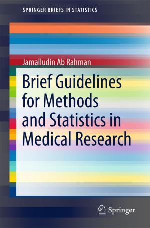 Cover of the book Brief Guidelines for Methods and Statistics in Medical Research by Gérard  A. Maugin