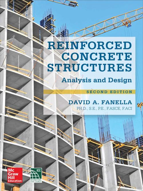 Cover of the book Reinforced Concrete Structures: Analysis and Design, Second Edition by David A. Fanella, McGraw-Hill Education