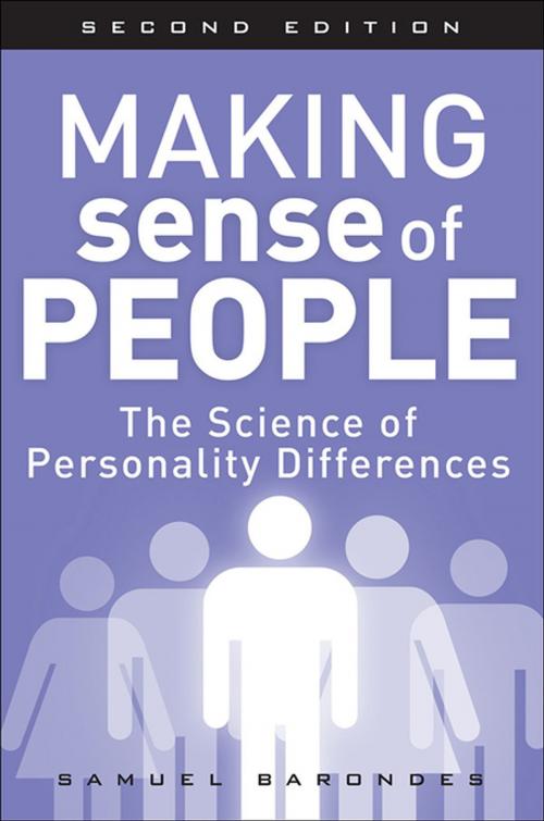 Cover of the book Making Sense of People by Samuel Barondes, Pearson Education