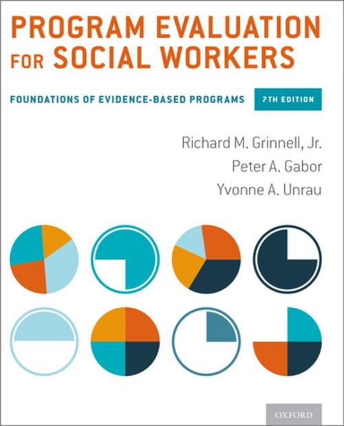 Cover of the book Program Evaluation for Social Workers by Peter A. Gabor, Yvonne A. Unrau, Richard M. Grinnell, Jr, Oxford University Press