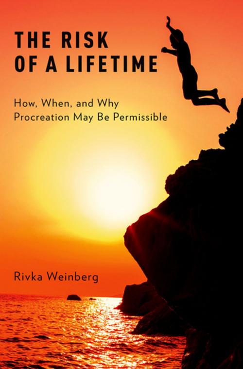 Cover of the book The Risk of a Lifetime by Rivka Weinberg, Oxford University Press