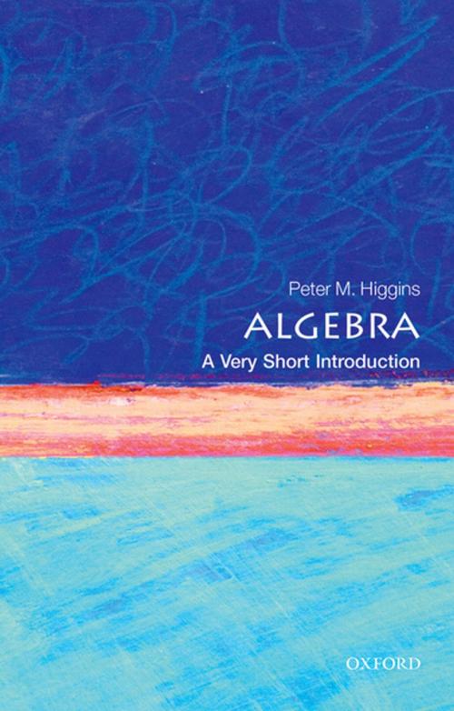 Cover of the book Algebra: A Very Short Introduction by Peter M. Higgins, OUP Oxford