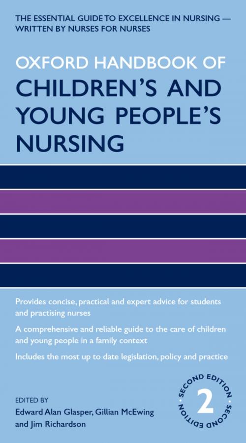Cover of the book Oxford Handbook of Children's and Young People's Nursing by , OUP Oxford