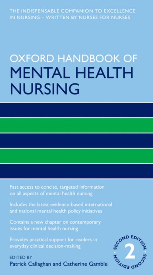 Cover of the book Oxford Handbook of Mental Health Nursing by , OUP Oxford