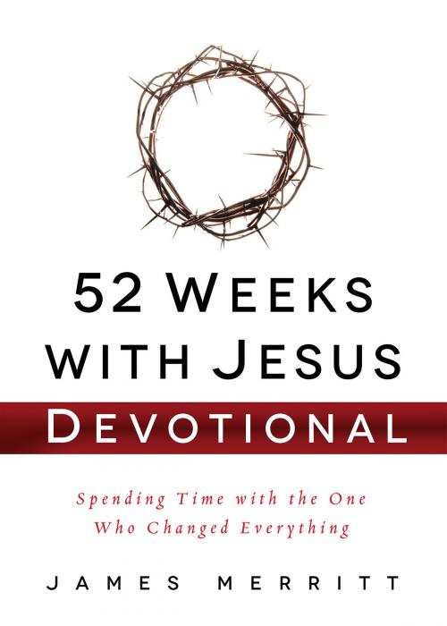 Cover of the book 52 Weeks with Jesus Devotional by James Merritt, Harvest House Publishers