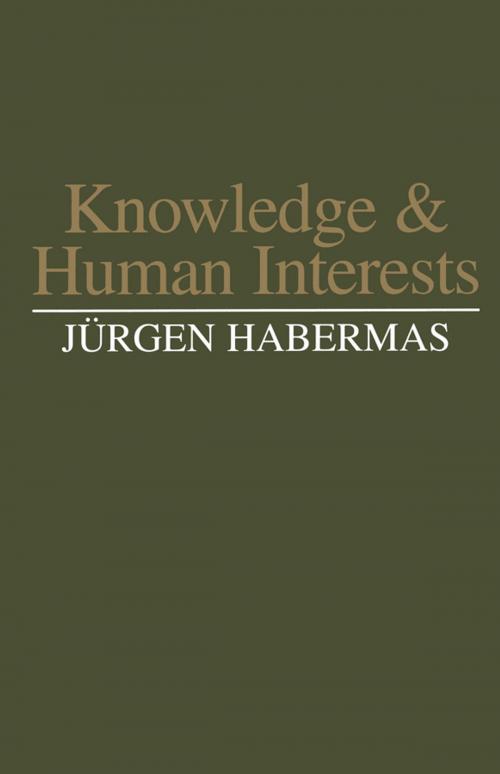 Cover of the book Knowledge and Human Interests by Jürgen Habermas, Wiley