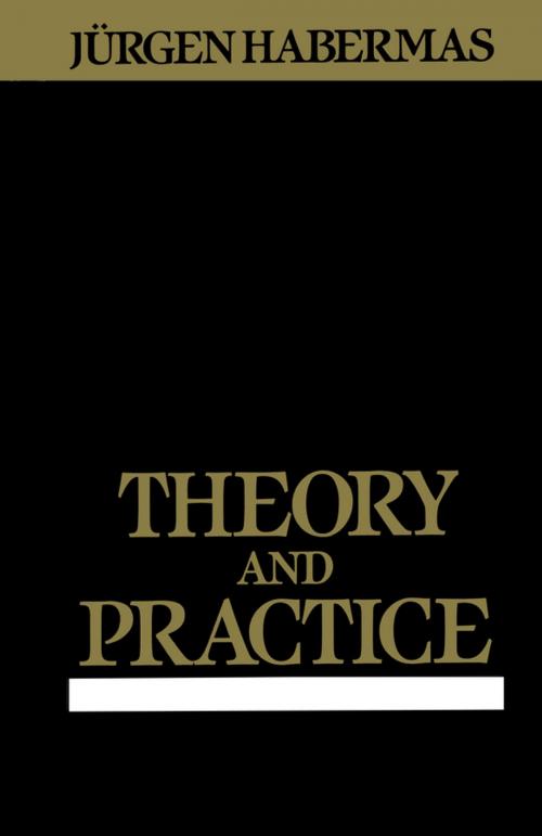 Cover of the book Theory and Practice by Jürgen Habermas, Wiley