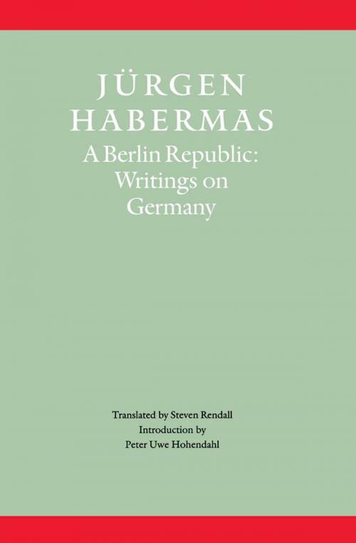 Cover of the book A Berlin Republic by Jürgen Habermas, Wiley