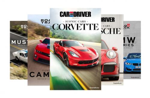 Cover of the book Iconic Cars (5-Book Bundle) by Road & Track, Car and Driver, RosettaBooks