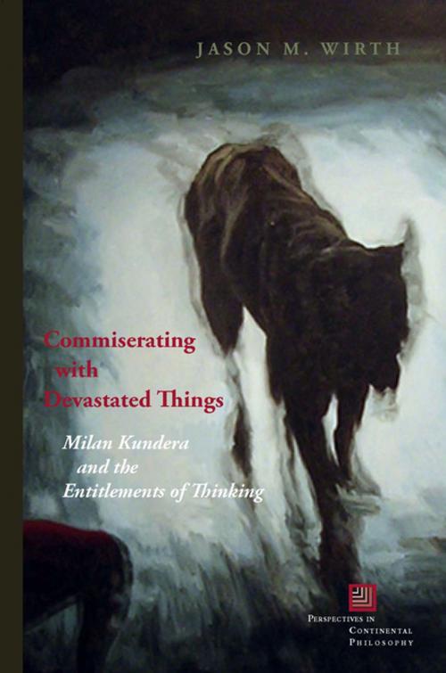 Cover of the book Commiserating with Devastated Things by Jason M. Wirth, Fordham University Press
