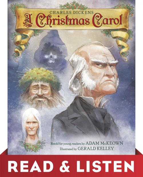 Cover of the book A Christmas Carol: Read & Listen Edition by Adam McKeown, Random House Children's Books