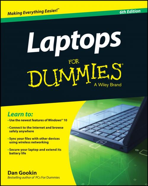 Cover of the book Laptops For Dummies by Dan Gookin, Wiley