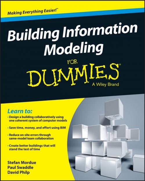Cover of the book Building Information Modeling For Dummies by Stefan Mordue, Paul Swaddle, David Philp, Wiley