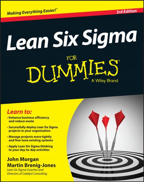Cover of the book Lean Six Sigma For Dummies by John Morgan, Martin Brenig-Jones, Wiley