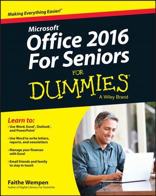 Cover of the book Office 2016 For Seniors For Dummies by Faithe Wempen, Wiley
