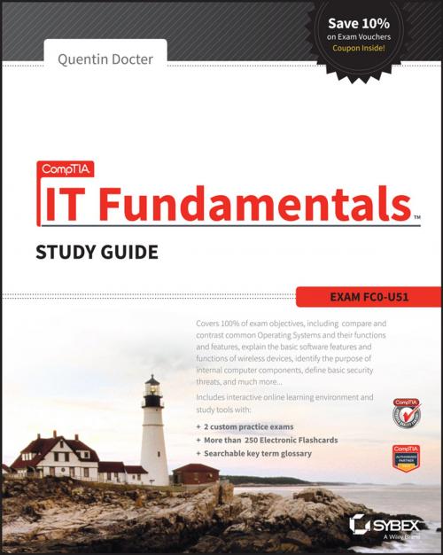 Cover of the book CompTIA IT Fundamentals Study Guide by Quentin Docter, Wiley