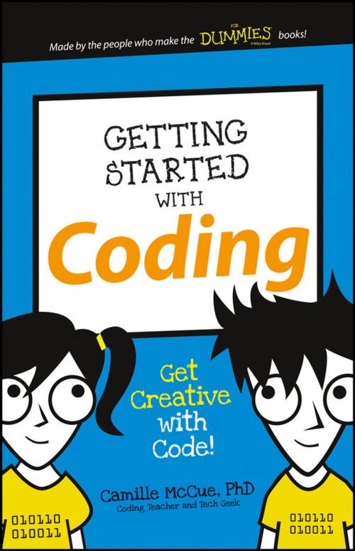 Cover of the book Getting Started with Coding by Camille McCue Ph.D, Wiley