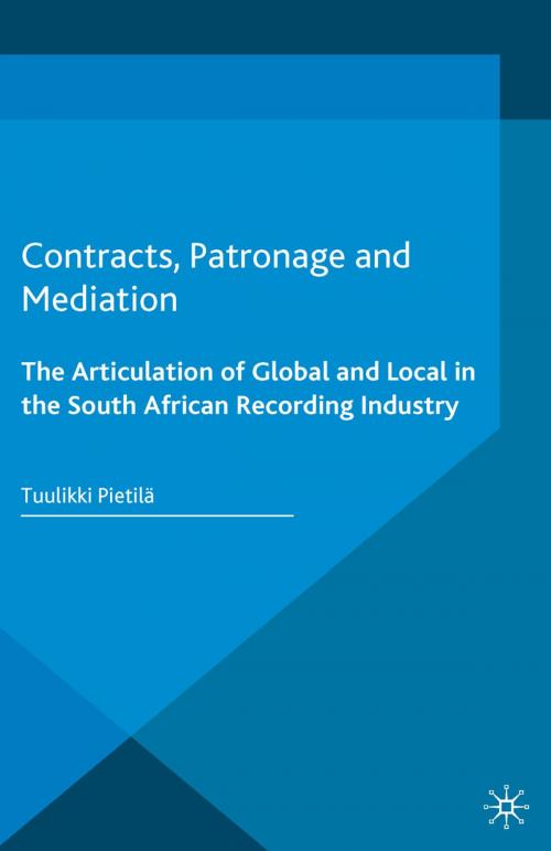 Cover of the book Contracts, Patronage and Mediation by Tuulikki Pietilä, Palgrave Macmillan UK