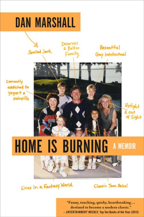 Cover of the book Home Is Burning by Dan Marshall, Flatiron Books