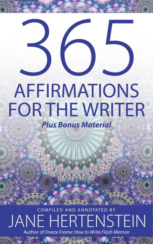 Cover of the book 365 Affirmations for the Writer by Jane Hertenstein, Jane Hertenstein