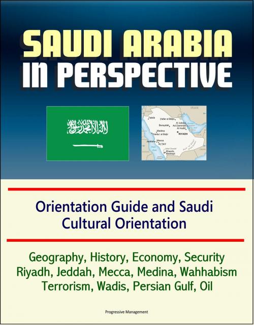 Cover of the book Saudi Arabia in Perspective: Orientation Guide and Saudi Cultural Orientation: Geography, History, Economy, Security, Riyadh, Jeddah, Mecca, Medina, Wahhabism, Terrorism, Wadis, Persian Gulf, Oil by Progressive Management, Progressive Management