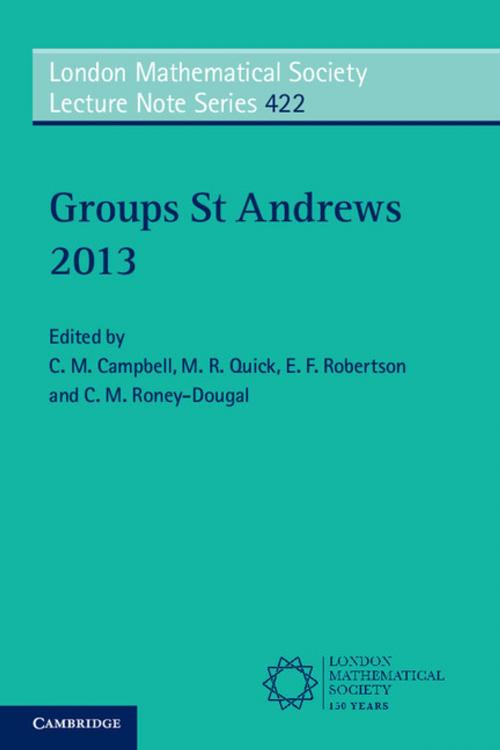 Cover of the book Groups St Andrews 2013 by , Cambridge University Press
