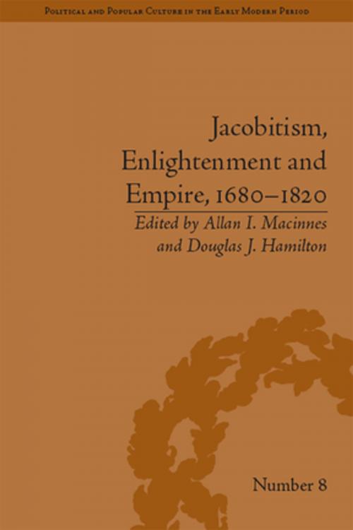 Cover of the book Jacobitism, Enlightenment and Empire, 1680–1820 by Douglas J Hamilton, Taylor and Francis