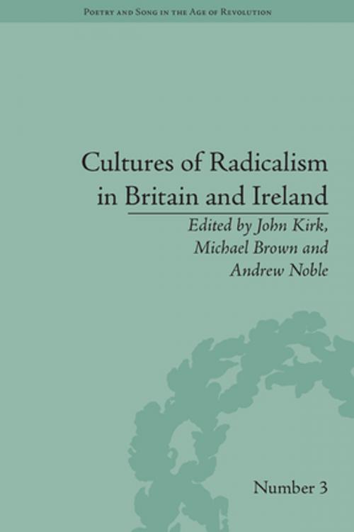 Cover of the book Cultures of Radicalism in Britain and Ireland by John Kirk, Taylor and Francis