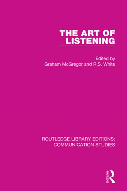 Cover of the book The Art of Listening by , Taylor and Francis