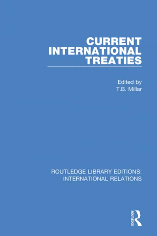 Cover of the book Current International Treaties by , Taylor and Francis