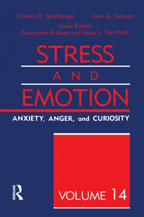 Cover of the book Stress And Emotion by , Taylor and Francis