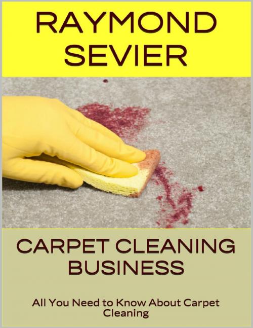 Cover of the book Carpet Cleaning Business: All You Need to Know About Carpet Cleaning by Raymond Sevier, Lulu.com