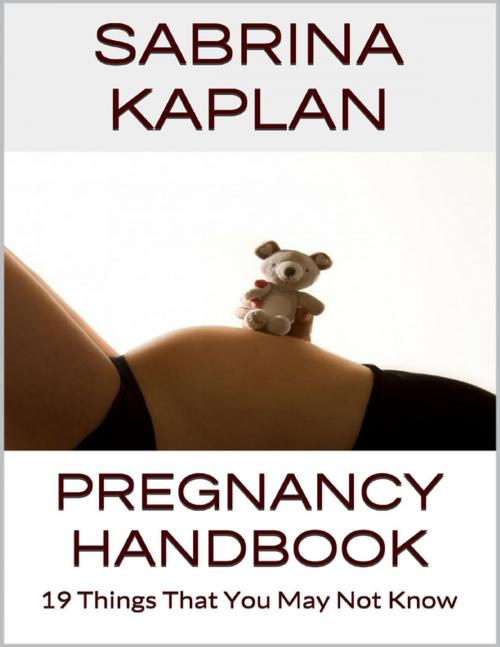 Cover of the book Pregnancy Handbook: 19 Things That You May Not Know by Sabrina Kaplan, Lulu.com