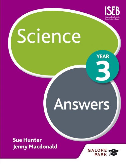 Cover of the book Science Year 3 Answers by Sue Hunter, Jenny Macdonald, Hodder Education