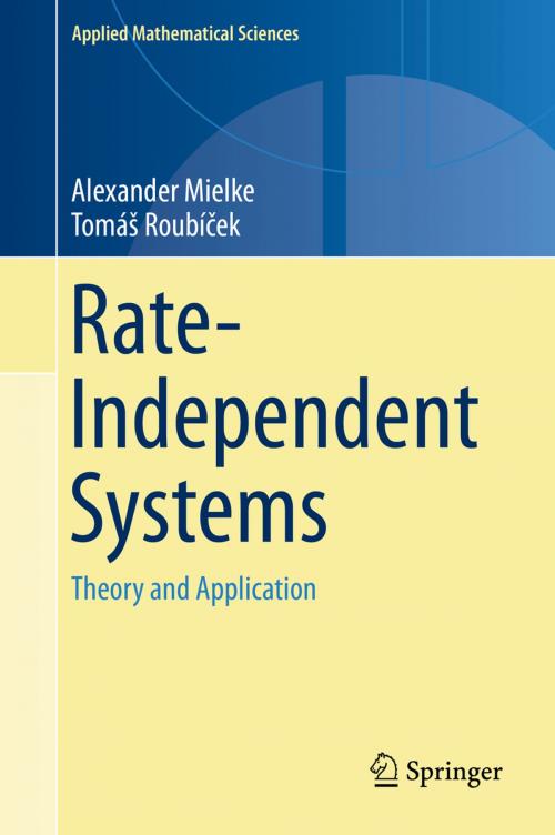 Cover of the book Rate-Independent Systems by Alexander Mielke, Tomáš Roubíček, Springer New York