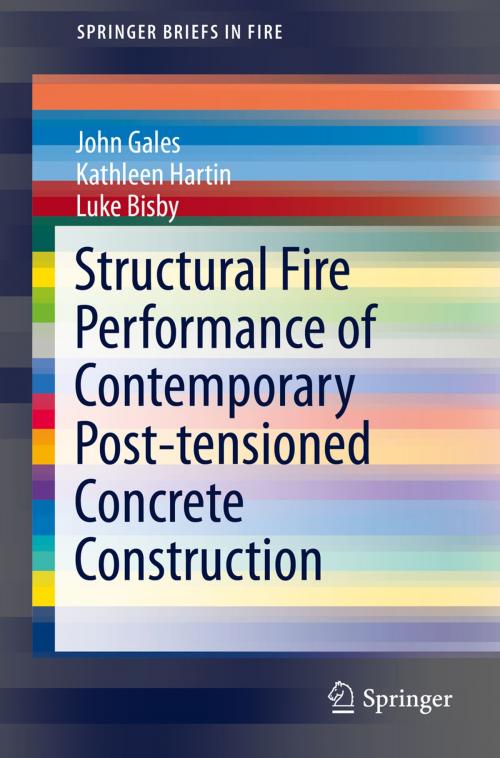 Cover of the book Structural Fire Performance of Contemporary Post-tensioned Concrete Construction by John Gales, Kathleen Hartin, Luke Bisby, Springer New York