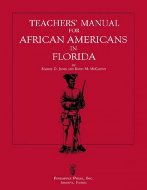 Cover of the book Teachers' Manual for African Americans in Florida by Maxine D Jones, Kevin M McCarthy, Pineapple Press