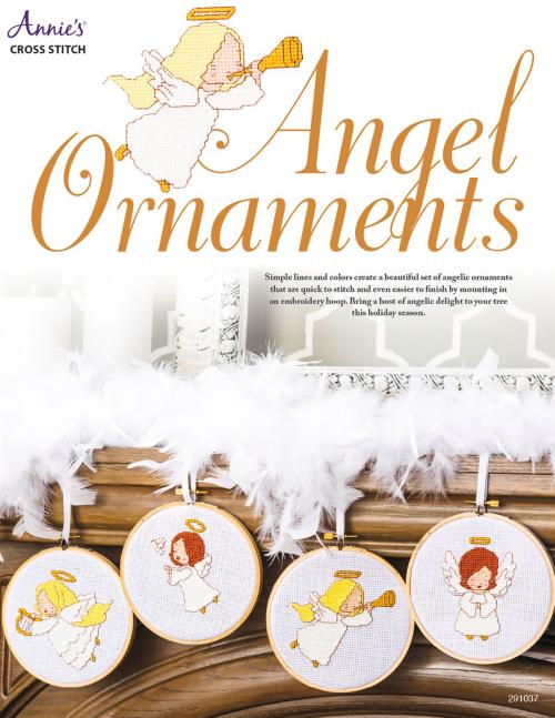 Cover of the book Angel Ornaments Cross Stitch by Annie's, Annie's
