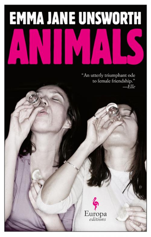 Cover of the book Animals by Emma Jane Unsworth, Europa Editions