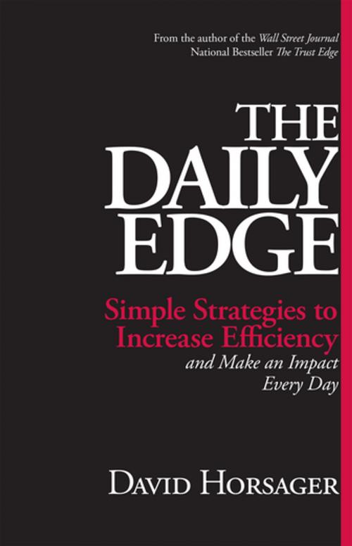 Cover of the book The Daily Edge by David Horsager, Berrett-Koehler Publishers