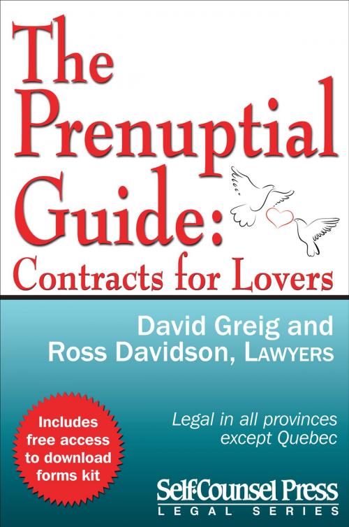 Cover of the book The Prenuptial Guide by David Greig, Ross Davidson, Self-Counsel Press