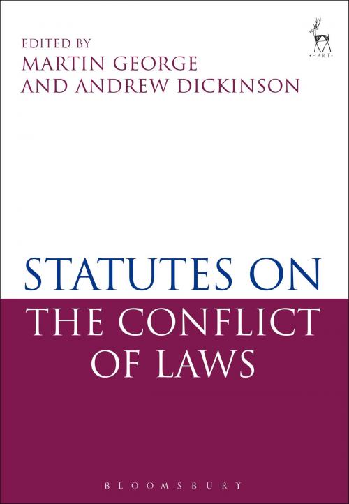 Cover of the book Statutes on the Conflict of Laws by , Bloomsbury Publishing