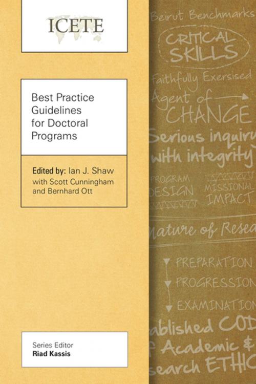 Cover of the book Best Practice Guidelines for Doctoral Programs by , Langham Creative Projects
