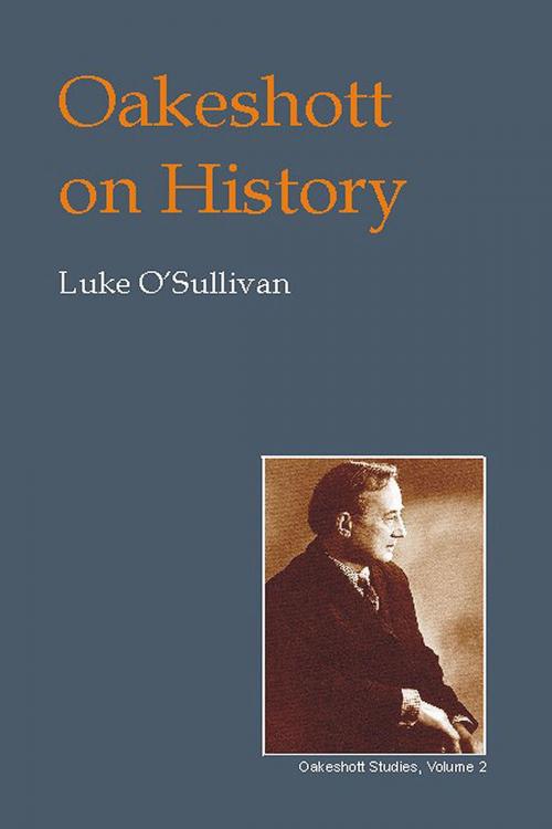 Cover of the book Oakeshott on History by Luke O'Sullivan, Andrews UK