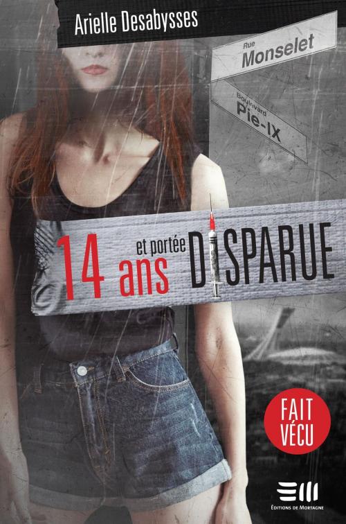 Cover of the book 14 ans et portée disparue by Arielle DesAbysses, DE MORTAGNE