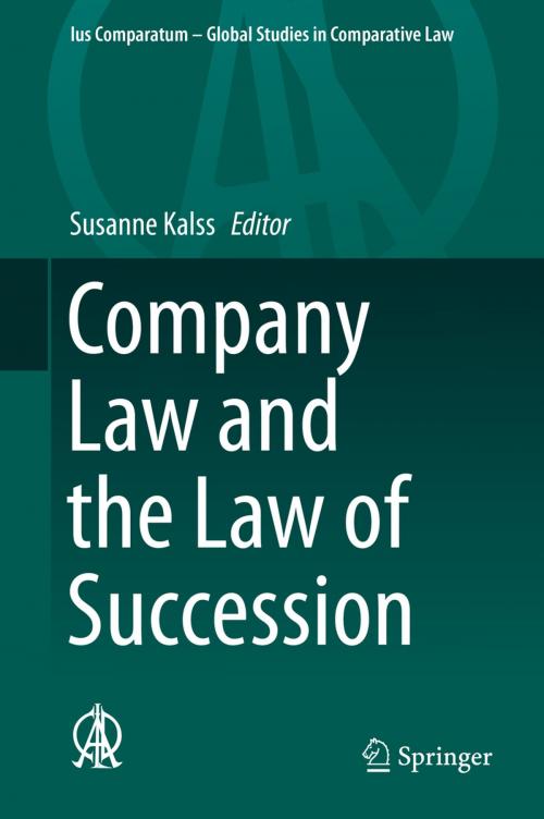 Cover of the book Company Law and the Law of Succession by , Springer International Publishing